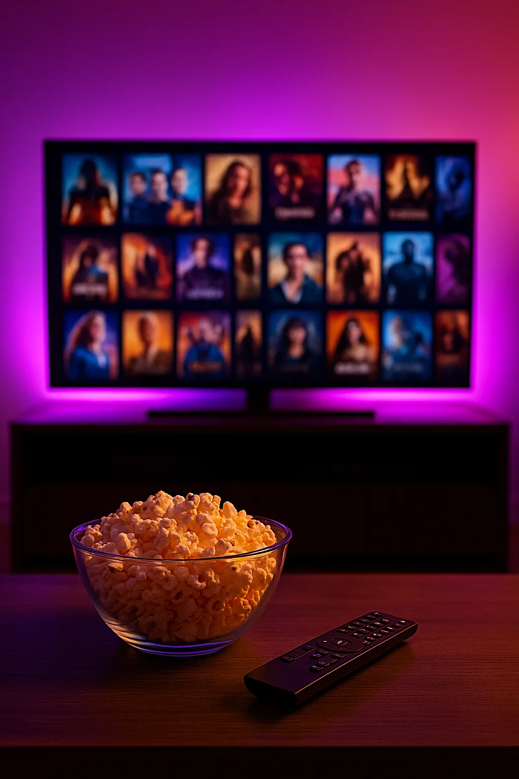Catálogo de filmes e séries na TV
